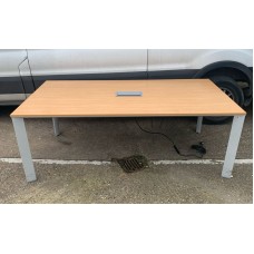 Light oak 2000mm by 1000mm meeting tables