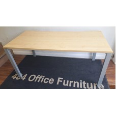 Maple 1600mm bench style straight desks