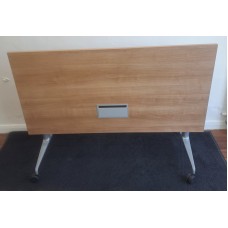 Oak 1400mm by 700mm folding meeting tables