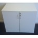 White 800mm wide 730mm high 450mm deep double door units 