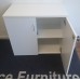 White 800mm wide 730mm high 450mm deep double door units 
