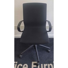 Boss Kara black mesh designer operator chairs