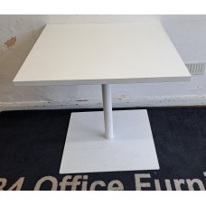 White 800mm by 800mm meeting or canteen tables