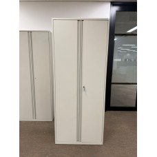 White 2000mm high 800mm wide 470mm deep metal double door units