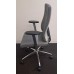 Verco Vibe grey leather & Chrome adjustable executive meeting chairs 