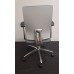 Verco Vibe grey leather & Chrome adjustable executive meeting chairs 
