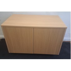 Light oak 1070mm wide 750mm high 600mm deep double wood unit