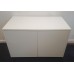 White 1070mm wide 750mm high 600mm deep double wood unit