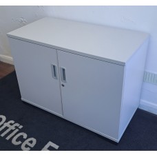 Grey two door 1000mm wide 500mm deep 720mm high storage units