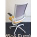 Senator yellow & grey operator chairs with arms