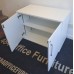 White 1000mm wide 730mm high 500mm deep double door units 