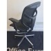 Enjoy black mesh & chrome operator chairs