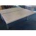Kinnarps white 1600mm by 800mm twin bench desks with mobile pedestals