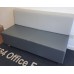 Leather 1400mm two tone breakout modular seating