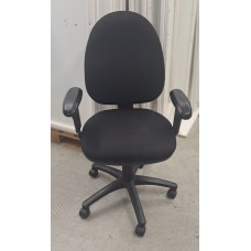 Black budget operator chairs with arms Black budget operator chairs with arms