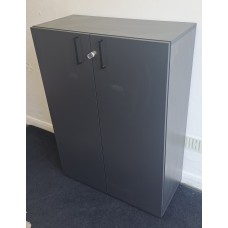 Grey wood 1100mm high 800mm wide 360mm deep double door units