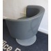 Connection grey leather heavy duty tub chairs