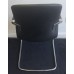 Senator black leather & chrome meeting chairs