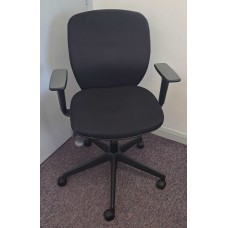 Orange Box black X10 operator chairs