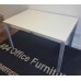 White 1200mm by 800mm bench style straight desks