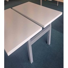 Kinnarps twin 1600mm white bench desk Kinnarps twin 1600mm white bench desk