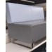 Leather 1400mm two tone breakout modular seating