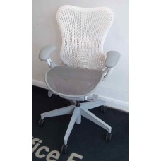 Herman Miller Mirra white & grey operator chair
