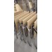 Beech 1500mm by 750mm folding meeting tables