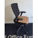Black mesh & mushroom Sidiz operator chairs