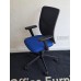 Blue & Black mesh operator chairs