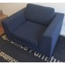 Blue single sofa breakout chairs