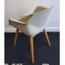 Green four leg breakout chair
