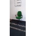 Green operator chairs with arms