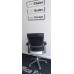 Knoll Life black leather & silver executive operator chairs