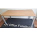 Light oak 1600mm bench style straight desks
