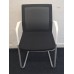 Orange Box black & white stacking meeting chairs