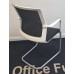 Orange Box black & white stacking meeting chairs