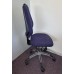 Purple RH Logic 400 fully adjustable executive operator chairs without arms