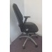 RH Logic 400 high back black operator chair
