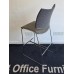 Set of three brown stools
