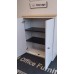 White 1240mm high by 1000mm wide double door metals units