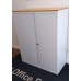 White 1240mm high by 1000mm wide double door metals units