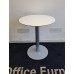White 600mm meeting table